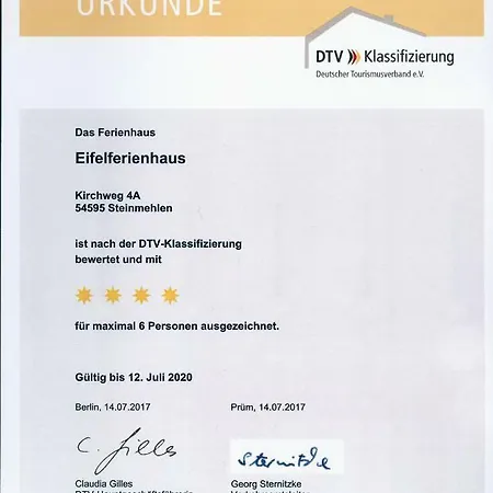 Ferienhaus Eifelferienhaus Pruem *